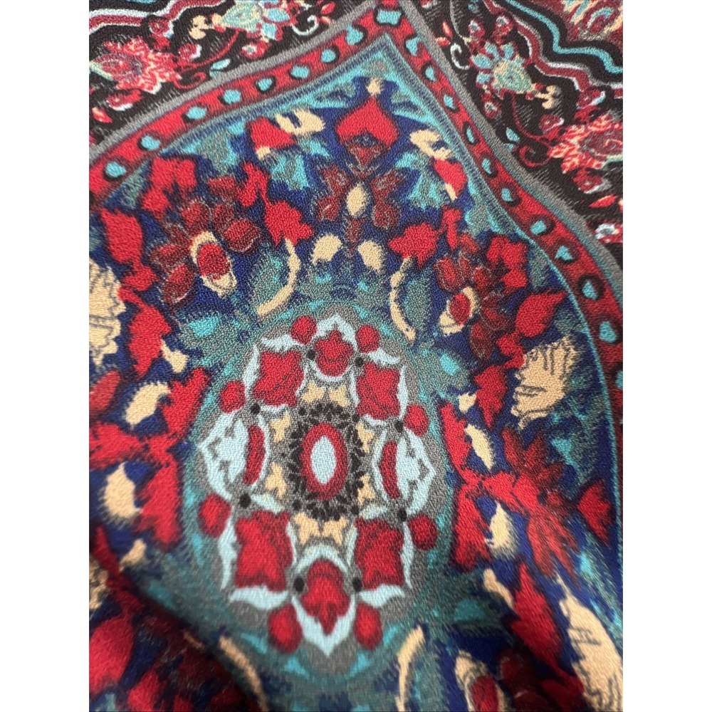 Abbeline Women's Sleeveless Dress Large Paisley Print Elastic Waist Boho - Picture 9 of 10